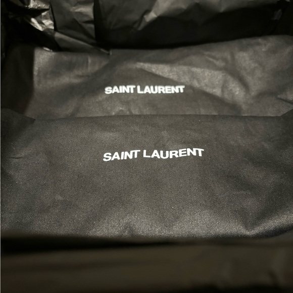 Saint Laurent Leather High Heel Sandals - Picture 5 of 5